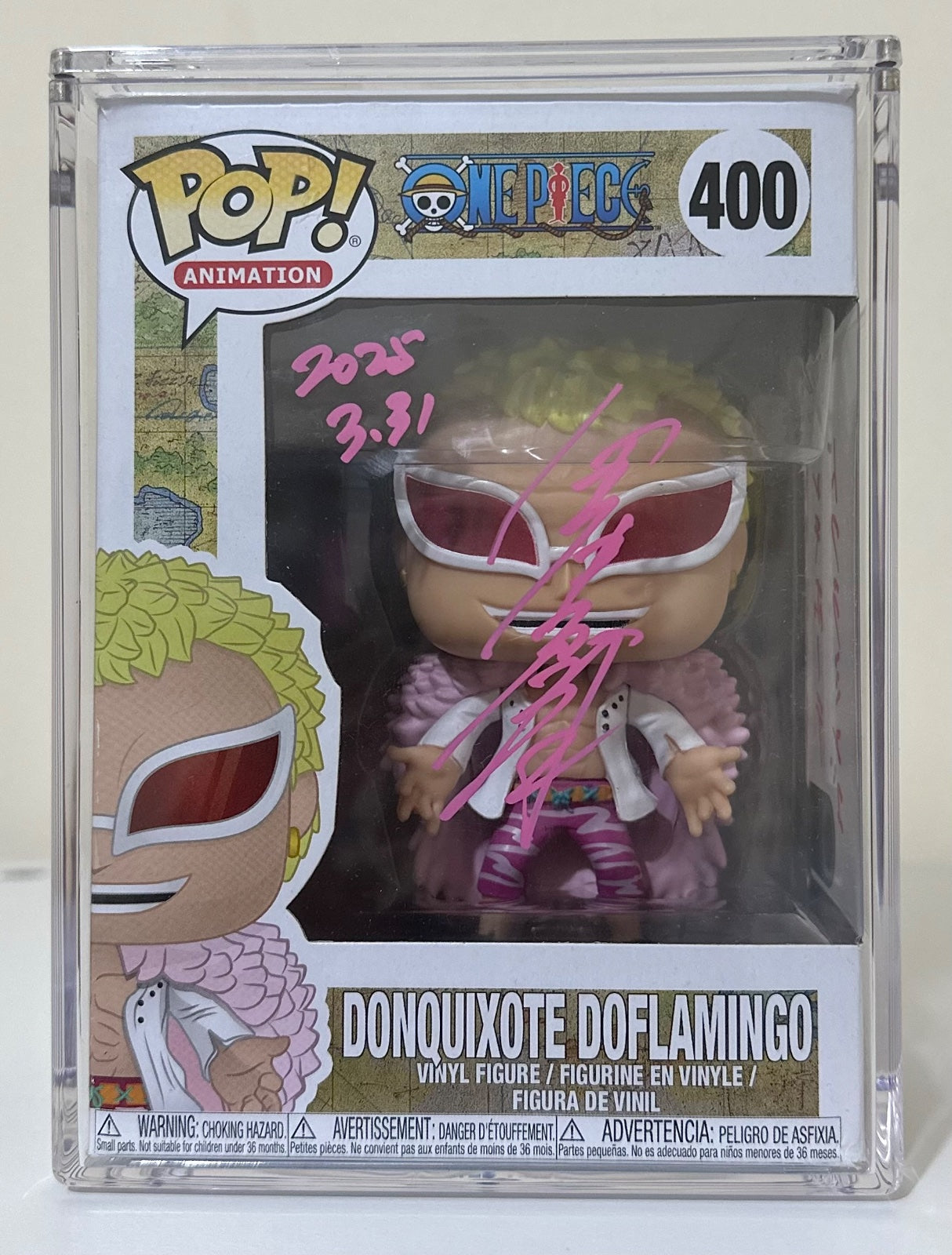 Doflamingo One Piece OG Funko Pop Signed by JVA