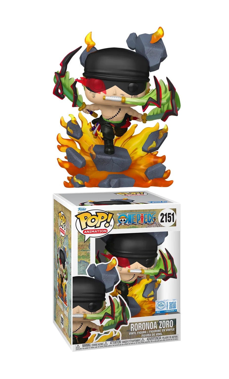 Funko Pop! Animation : One Piece - Roronoa Zoro KOH, #2151