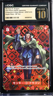 One Piece, Monkey D. Dragon, OP07-015, Japanese, 2024, PRISTINE 10