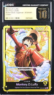 One Piece, Monkey D. Luffy, ST29-001, English, 2026, PRISTINE 10