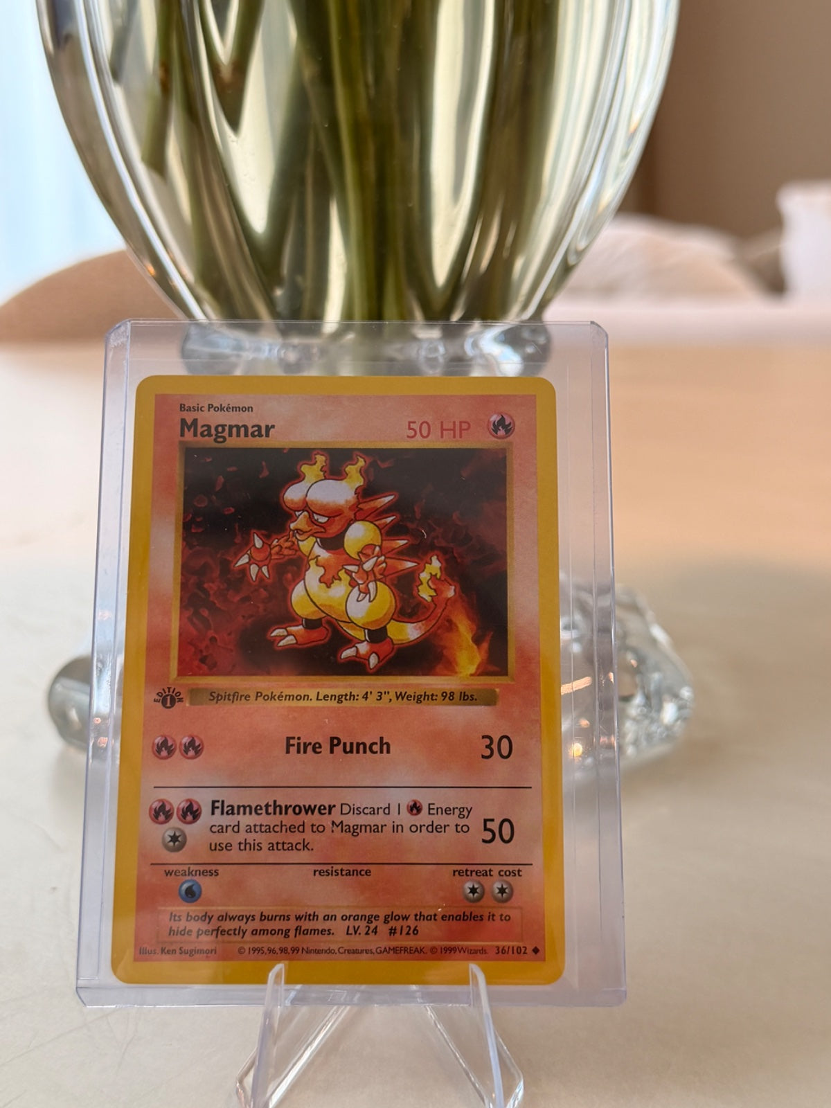 Magmar 36 · 1st Edition (Base Set (1st Edition & Shadowless))
