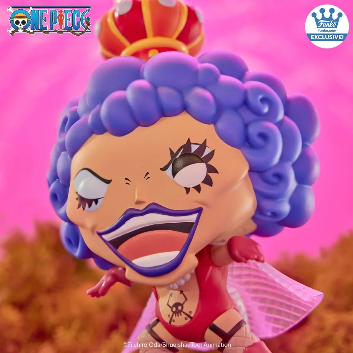 Funko POP! Animation: One Piece - Emporio Ivankov #1906 Chase Bundle, Funko Shop Exclusive Sticker