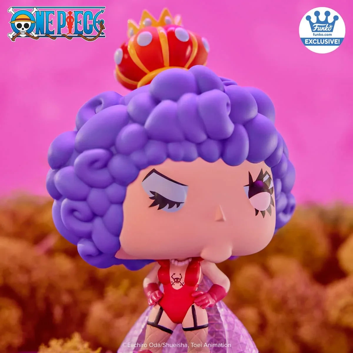 Funko POP! Animation: One Piece - Emporio Ivankov #1906 Chase Bundle, Funko Shop Exclusive Sticker