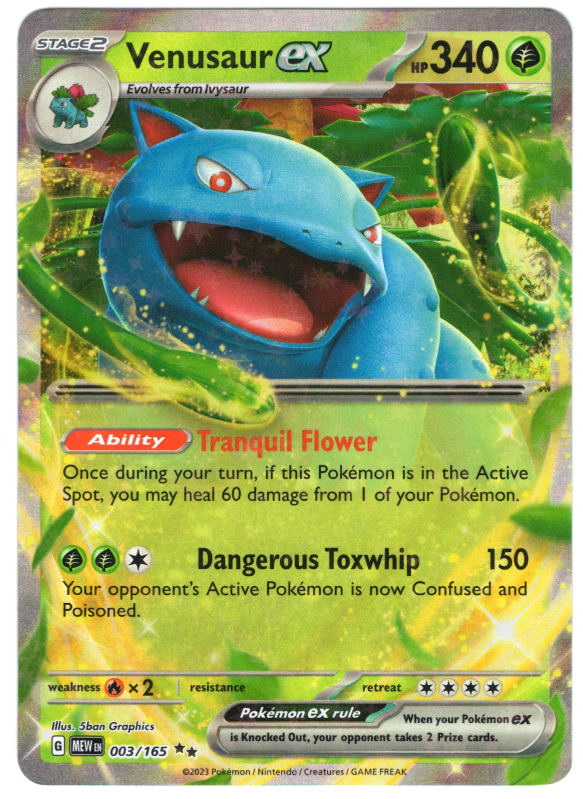 Venusaur ex 003/165 (SV: 151)