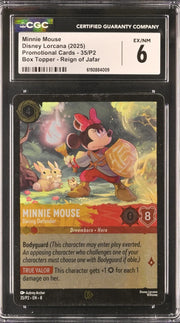 Minnie Mouse, Disney Lorcana, 35/P2, English, 2025, CGC 6