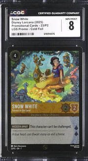 Snow White, Disney Lorcana, 23/P2, English, 2025, CGC 8