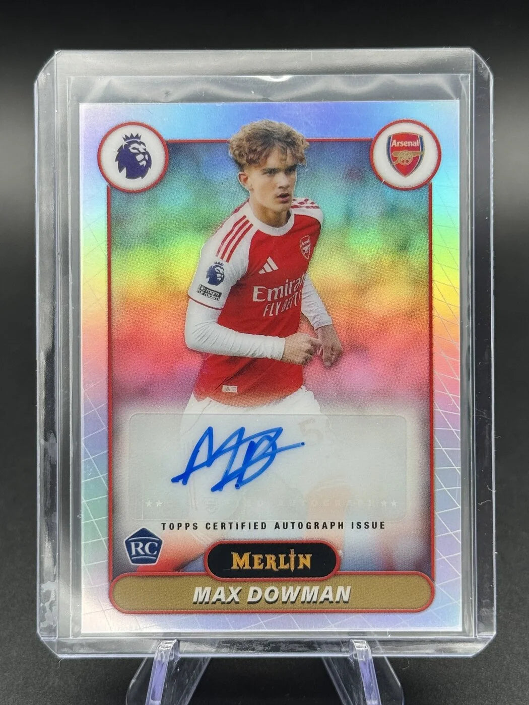 2025/26 Topps Premier League Merlin Max Dowman Auto RC #MV-DW Arsenal