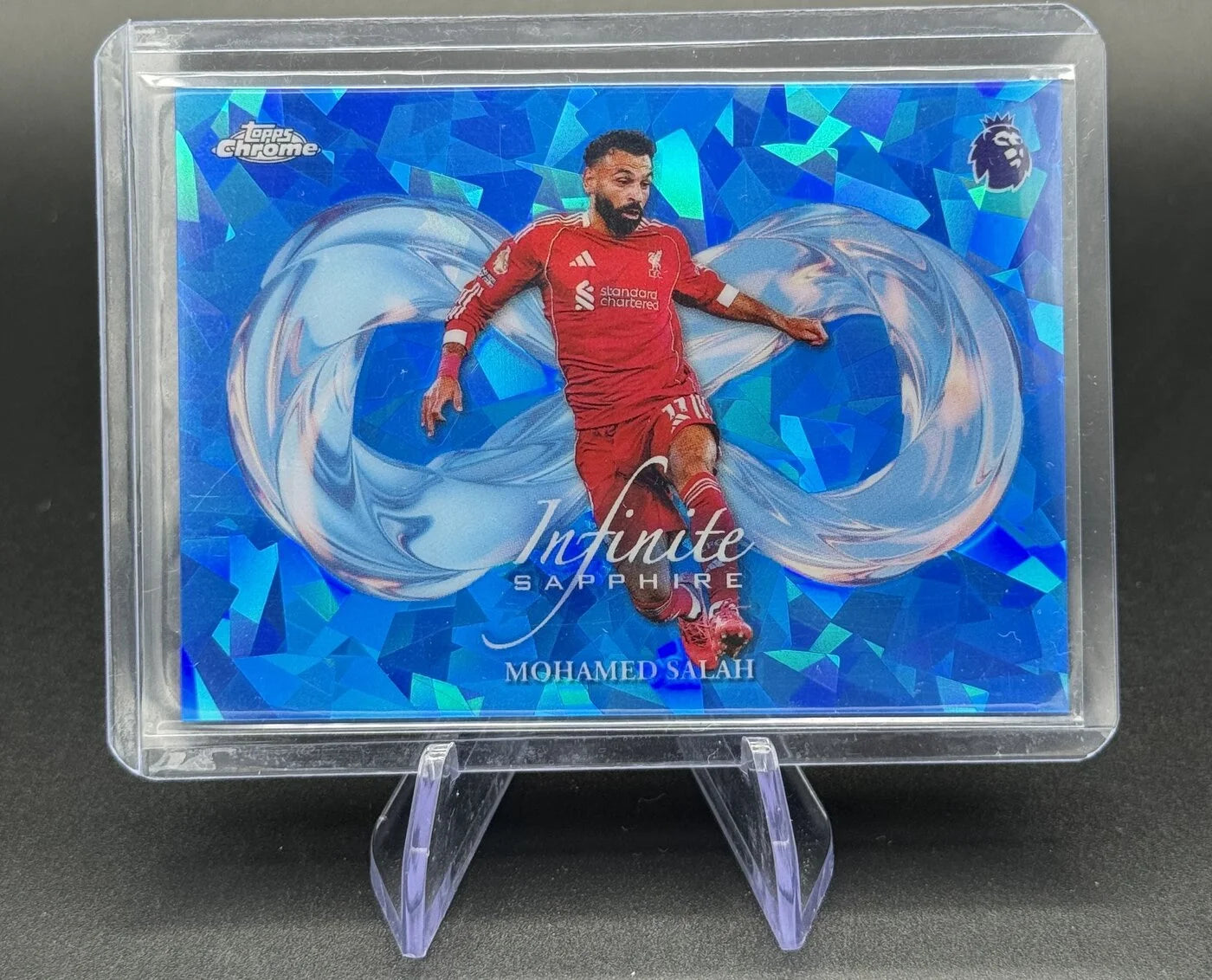 2025/26 Topps Chrome Sapphire Premier League Mohamed Salah Infinite Sapphire #IS-3 Liverpool