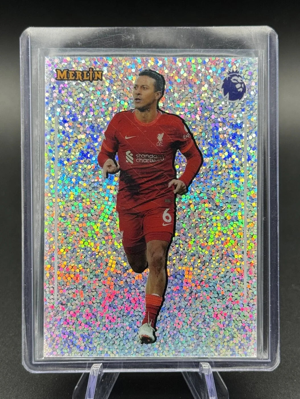 2025-26 Topps Premier League Merlin Thiago Alcântara The Shiny #TS-12 Liverpool