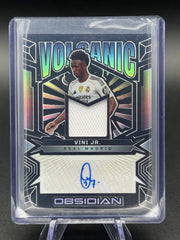 2024-25 Panini Obsidian Vinícius Júnior Volcanic Material Signatures Patch Auto 24/25 #VS-VJR Real Madrid