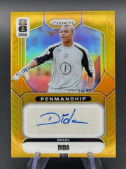 2026 Panini Prizm FIFA World Cup Dida Penmanship Auto Gold 04/10 #P-D Brazil