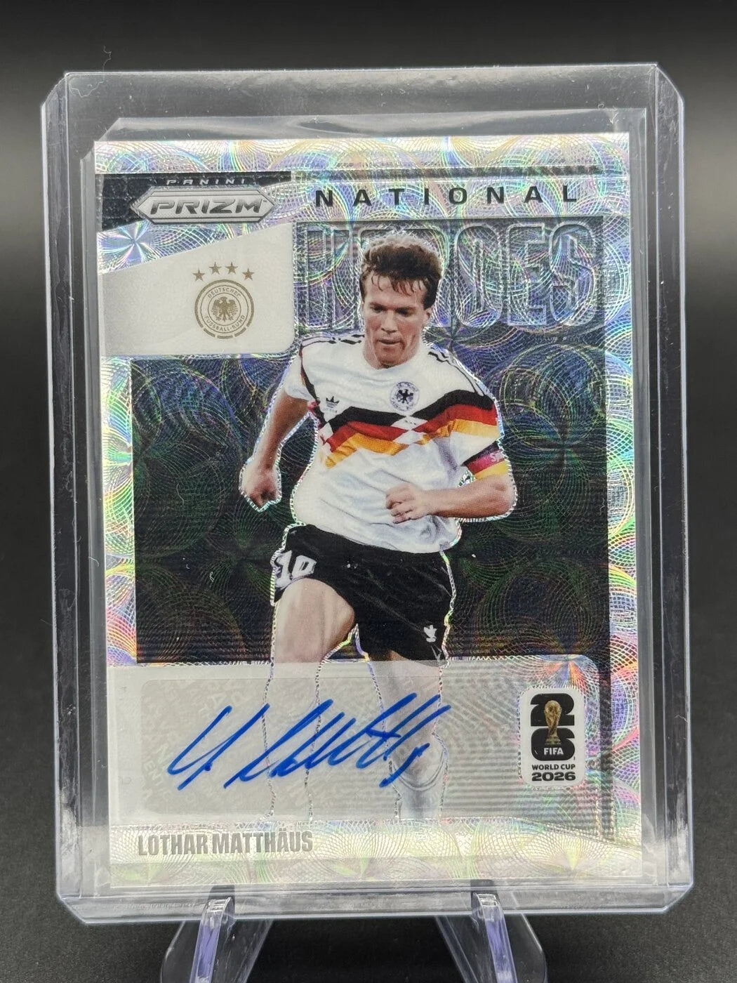 2026 Panini Prizm FIFA World Cup Lothar Matthäus National Heroes Auto #NH-LM Germany