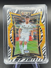2024-25 Panini Select FIFA Arda Güler Terrace Zebra Prizm #3 Real Madrid