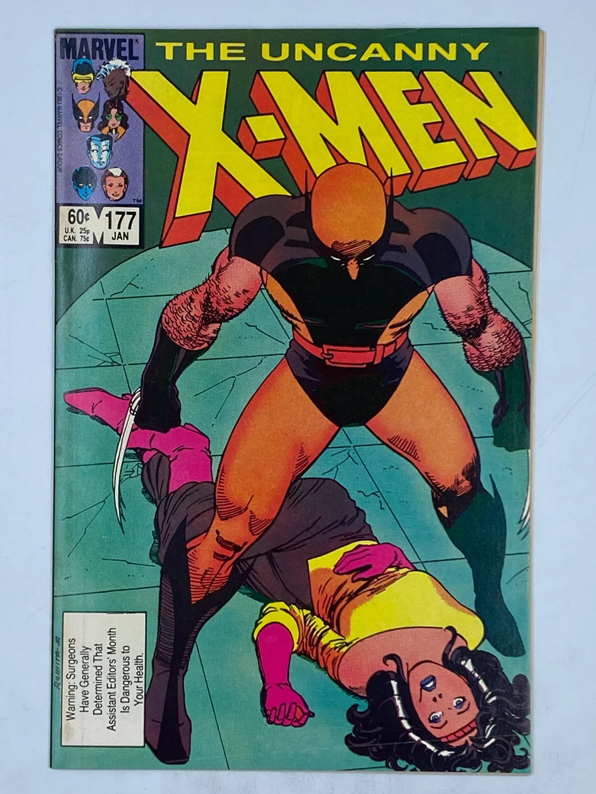 The Uncanny X-Men Vol.1 #177 published by Marvel Comics in January 1984,