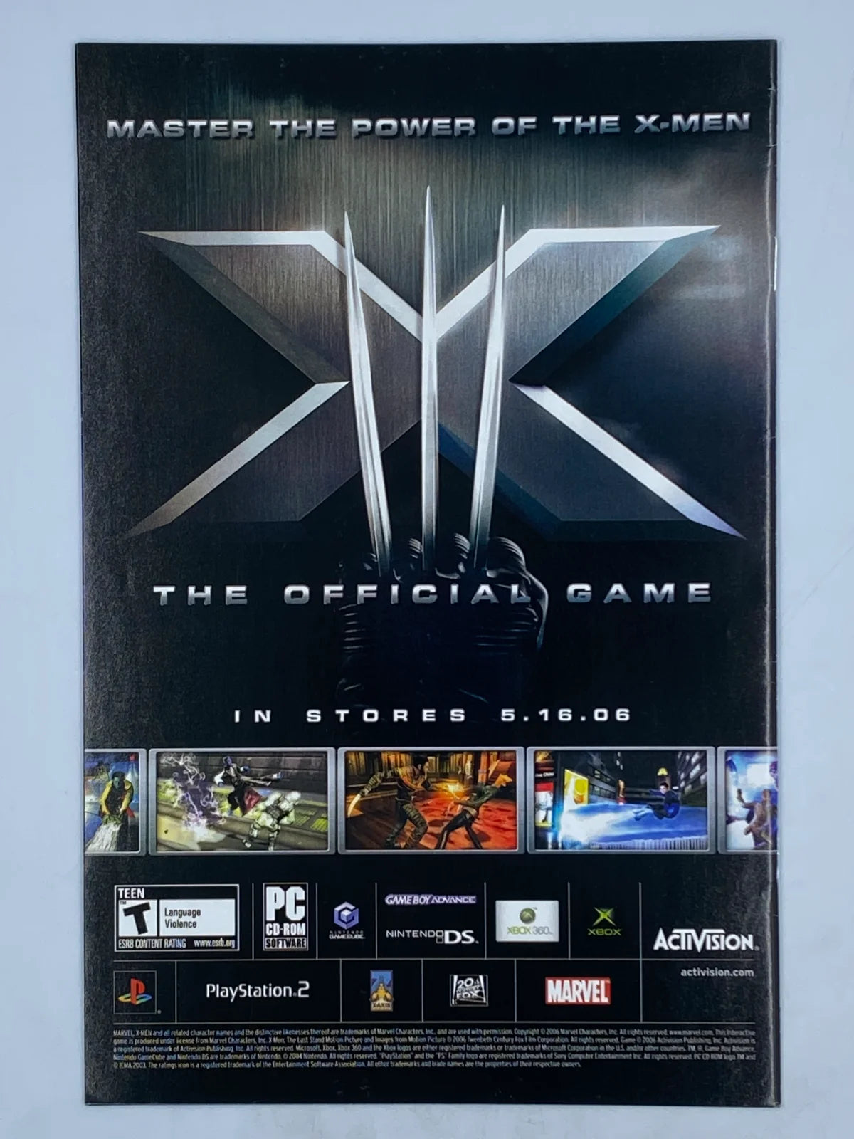 X-Men Vol. 1 #186, published by Marvel Comics in May 2006.