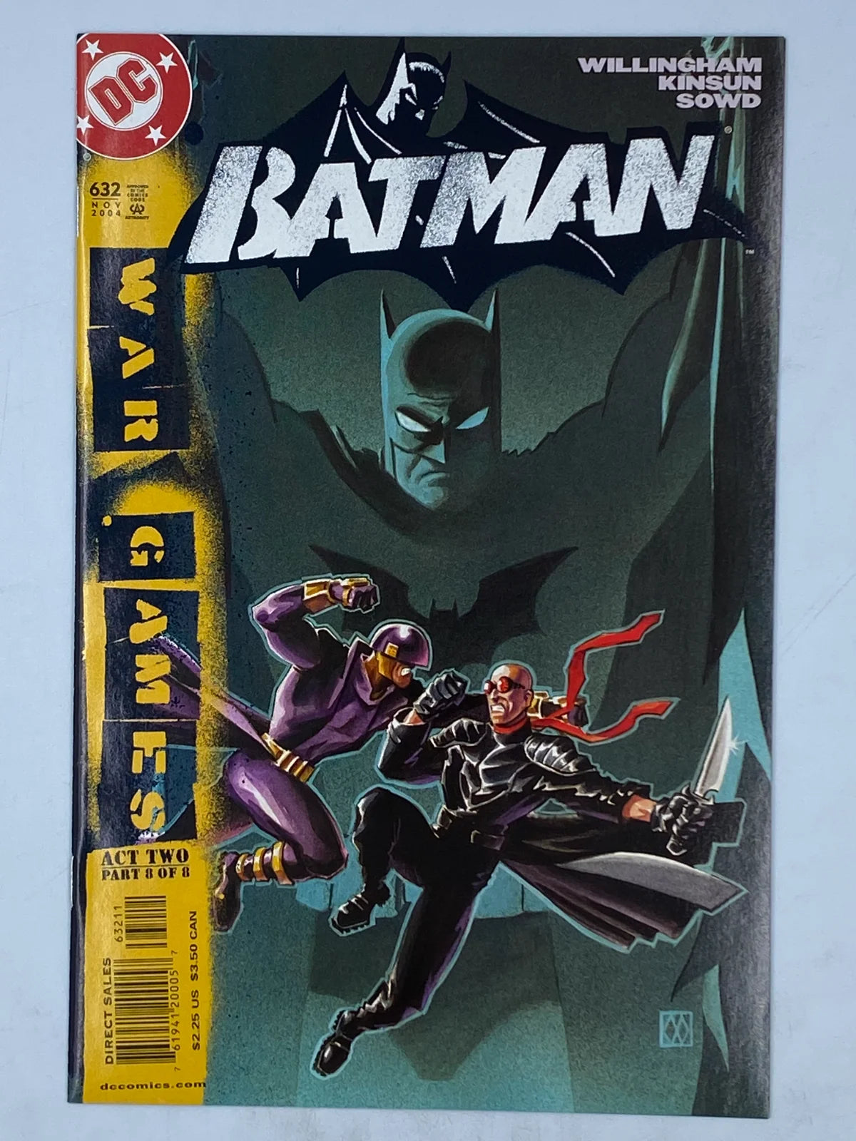 Batman #632 from DC Comics, published in November 2004 as part of the "War Games"