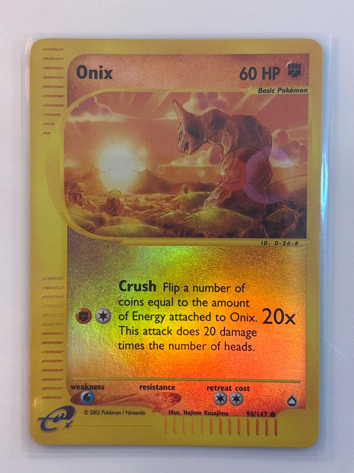 Onix 98 · Reverse Holofoil (Aquapolis)