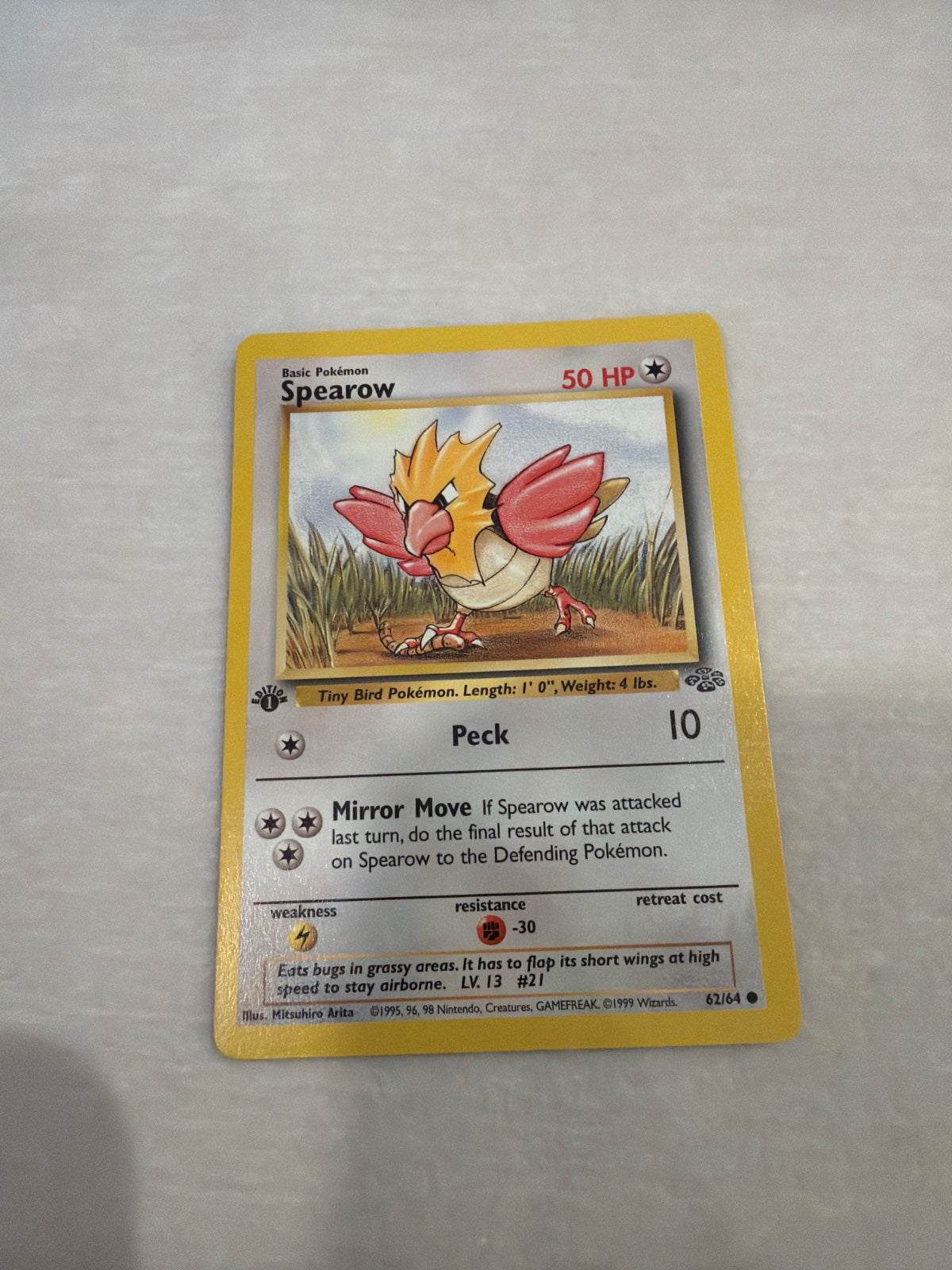Spearow 62 · 1st Edition (Jungle)