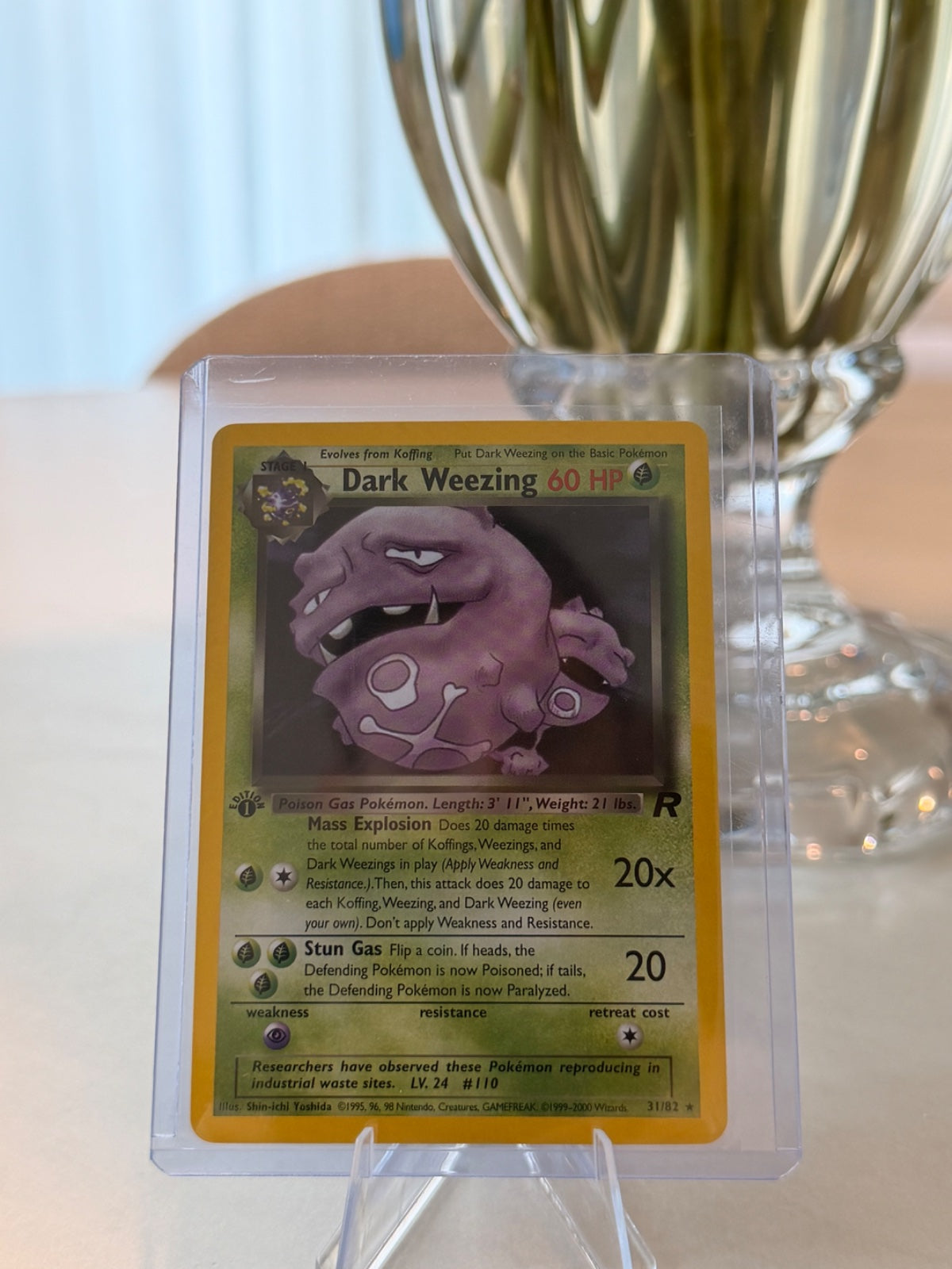 Dark Weezing (31) · 1st Edition (Team Rocket)