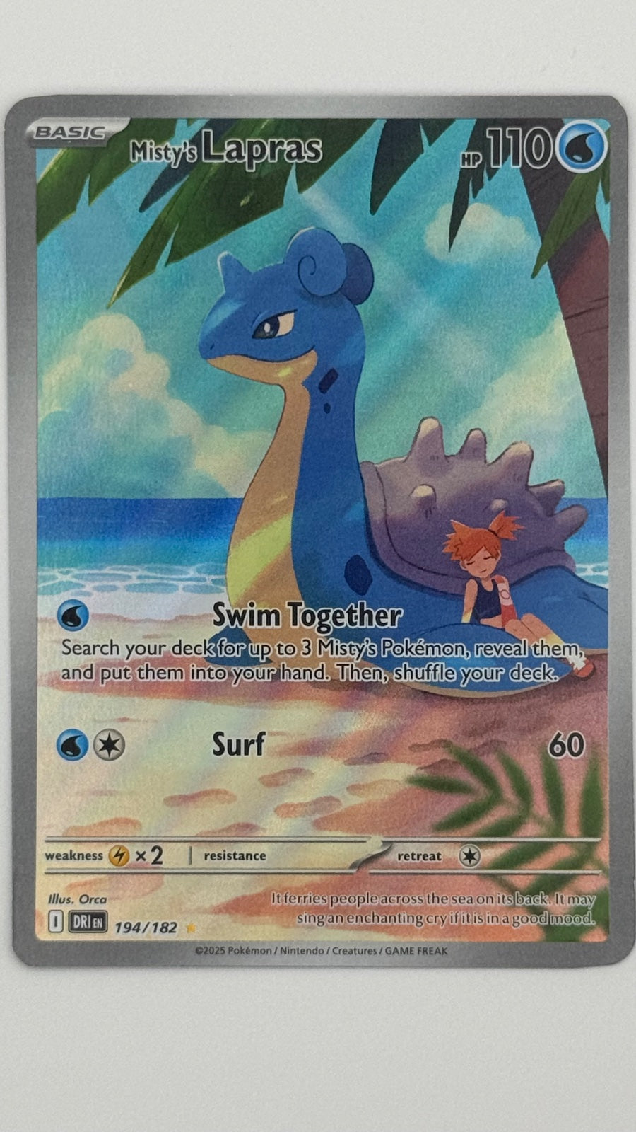 Misty's Lapras 194/182 (Destined Rivals)