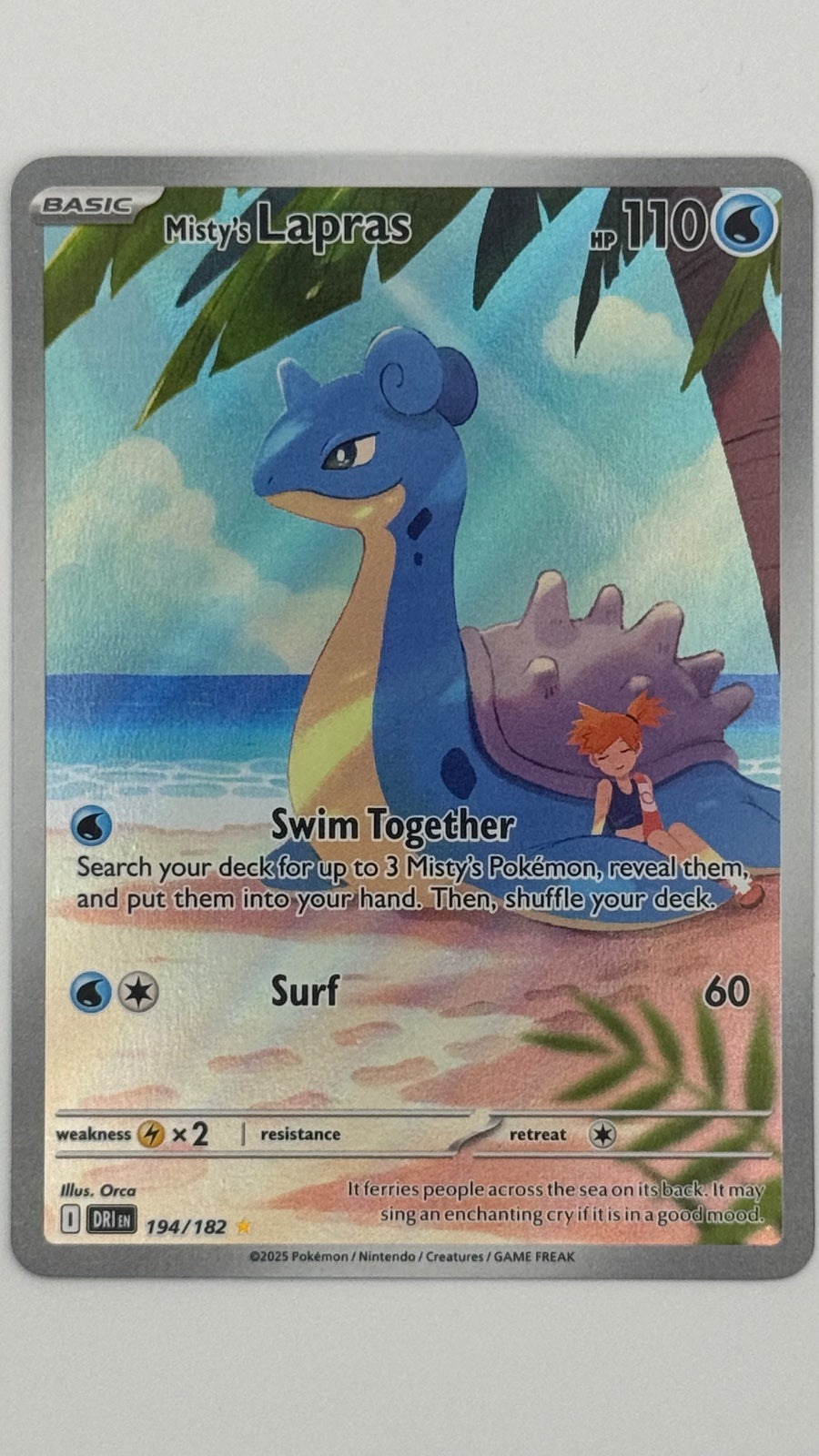 Misty's Lapras 194/182 (Destined Rivals)
