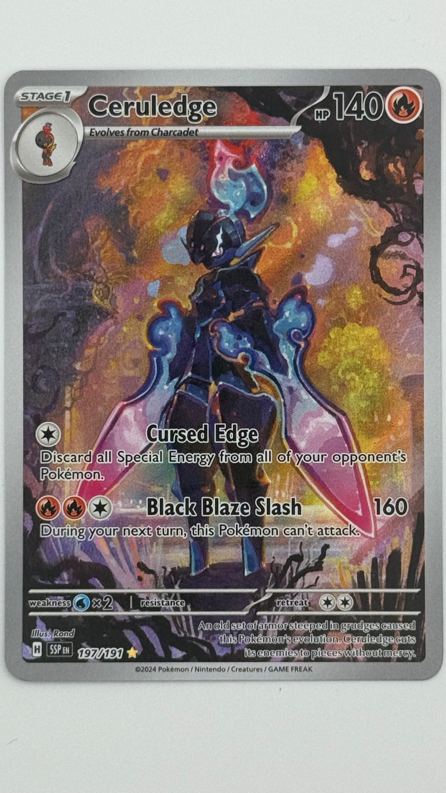 Ceruledge 197/191 (Surging Sparks) 002