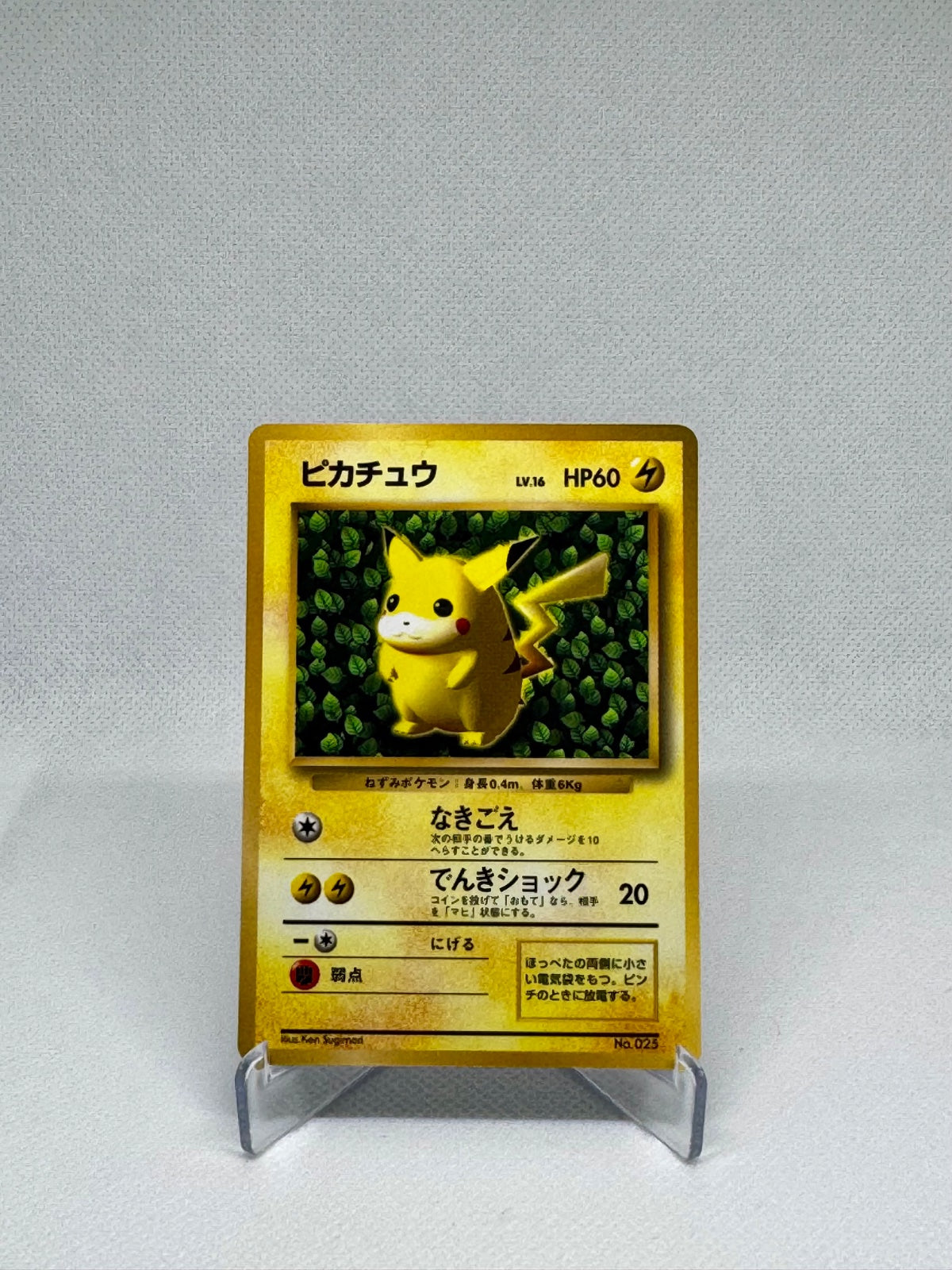 Pikachu Glossy Corocoro 1996 (JP) 025 (Unnumbered Promos (1996))
