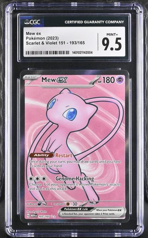 Mew ex 193/165 (SV: 151) — CGC 9.5