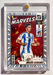 2025-26 Donruss Road to FIFA World Cup Net Marvels Red Julian Alvarez Argentina