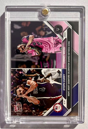 2024 Topps Now #128 Lionel Messi/Steph Curry Night Night Celebration