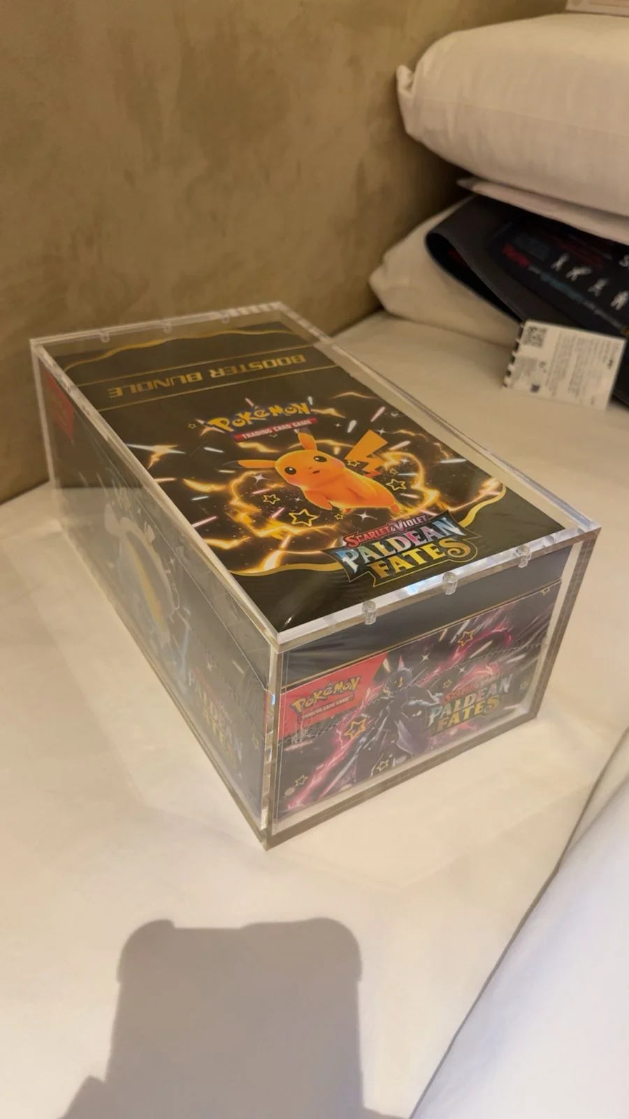 Acrylic for : Booster Bundle display case/Build battle display case with magnetic cover