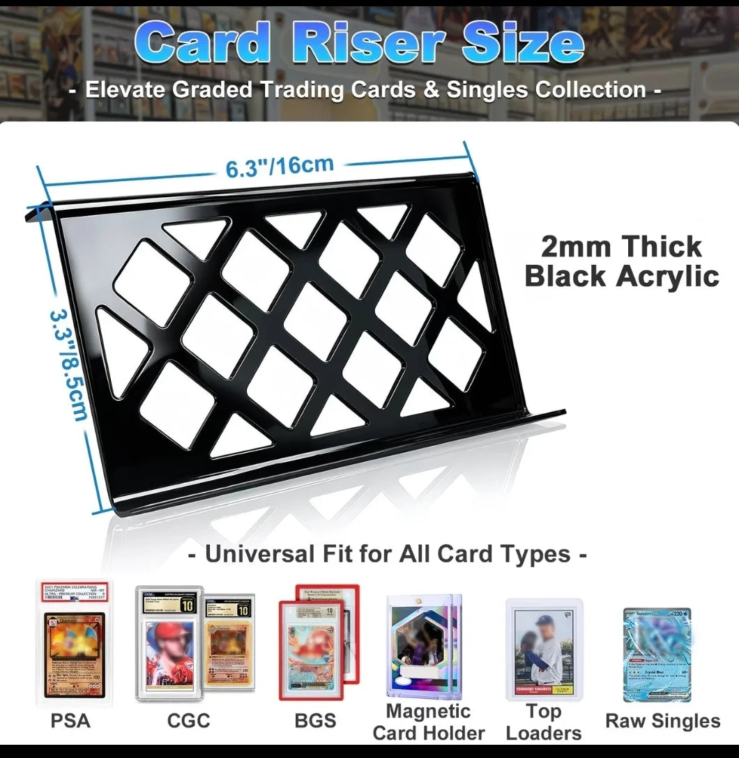 Vendor display card risers