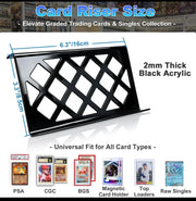 Vendor display card risers