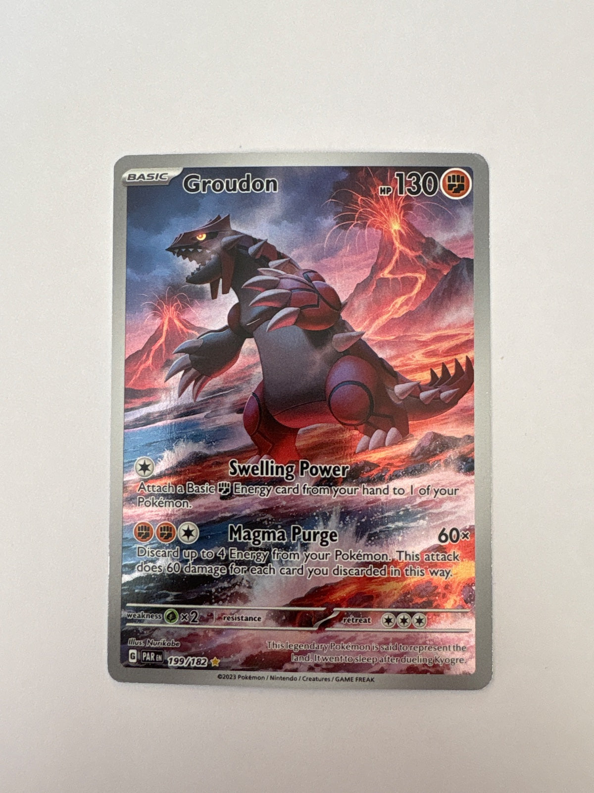 Groudon 199/182 (Paradox Rift)