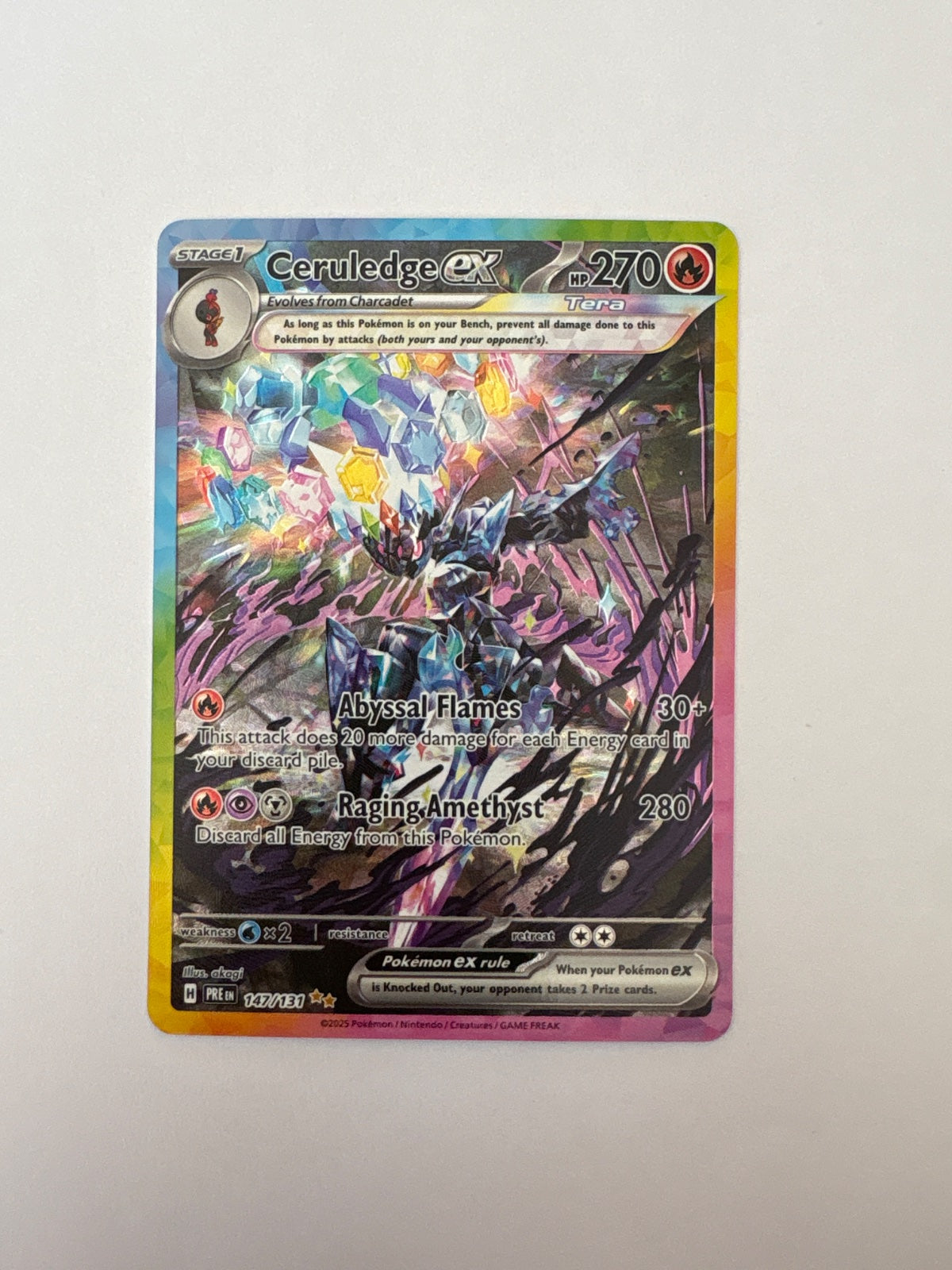 Ceruledge ex 147/131 (Prismatic Evolutions)
