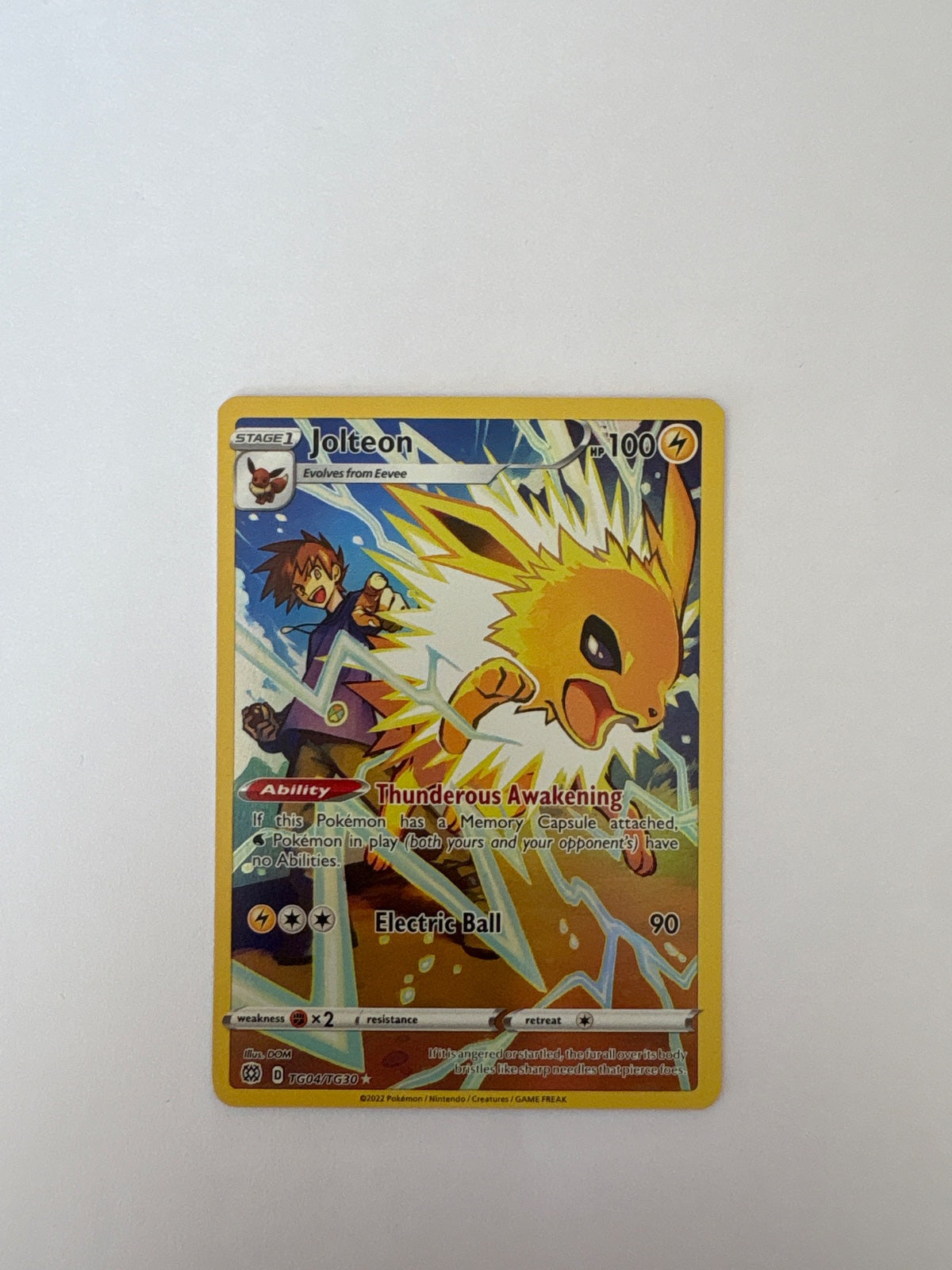Jolteon TG04/TG30 (Brilliant Stars Trainer Gallery)
