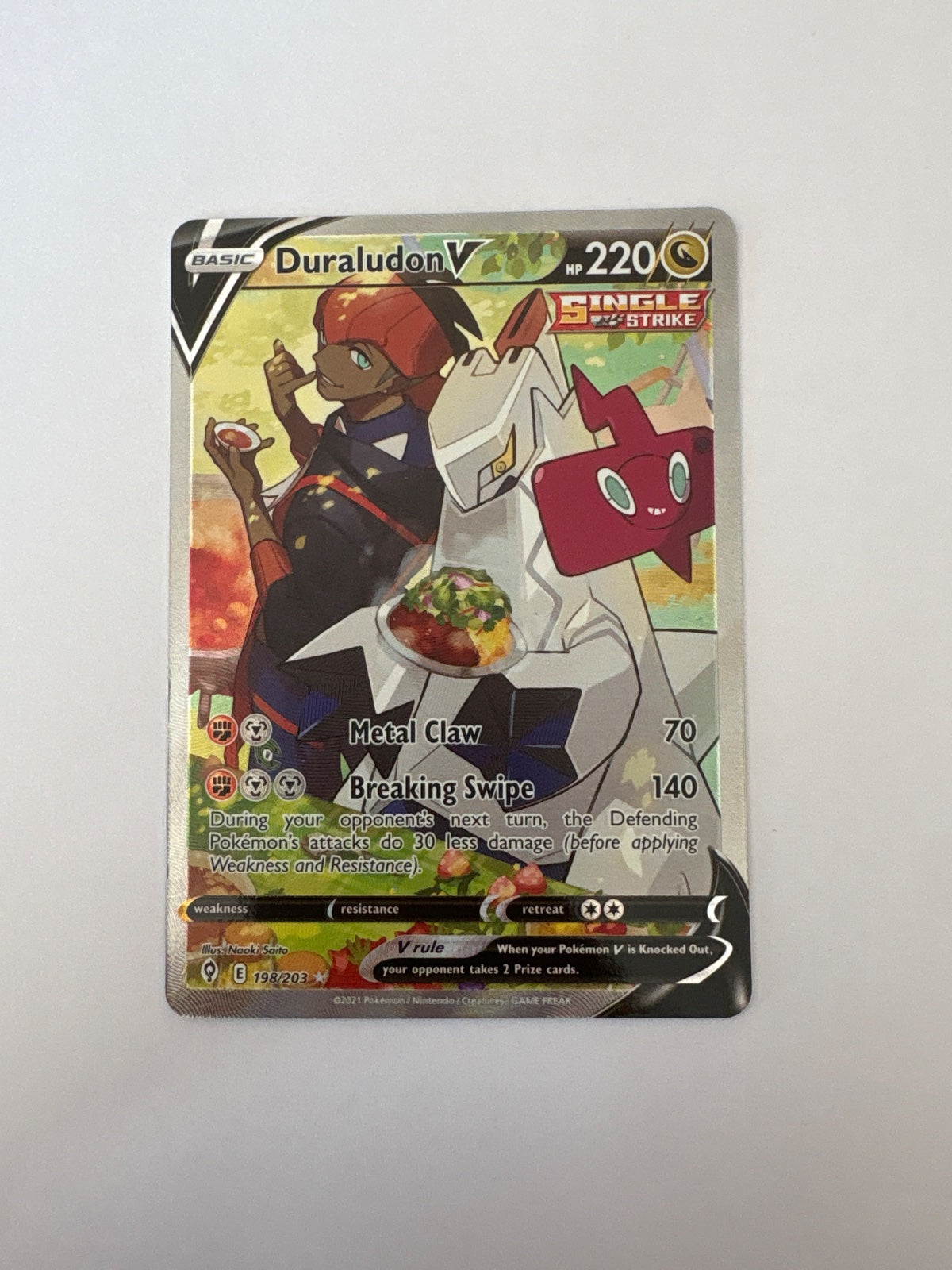 Duraludon V (Alternate Full Art) 198/203 (Evolving Skies)