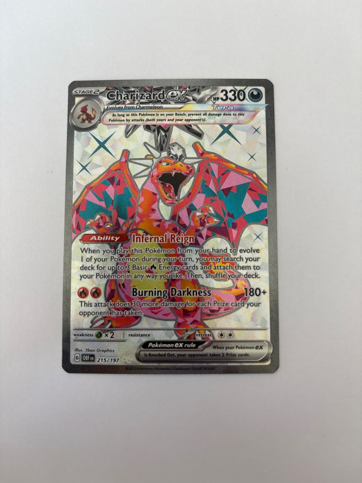 Charizard ex 215/197 (Obsidian Flames)
