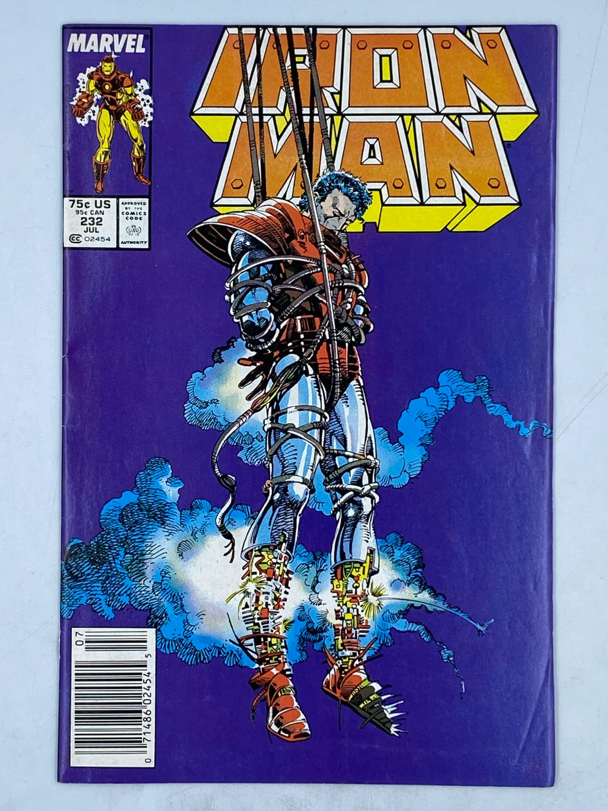 Iron Man Vol. 1 #232, "Stark Wars" published by Marvel Comics in July 1988