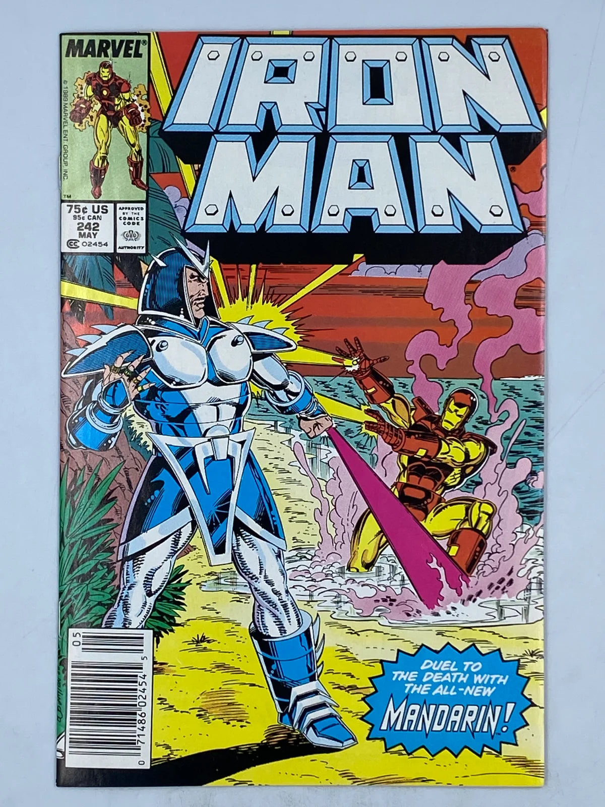 Iron Man Vol. 1, No. 242, published by Marvel Comics in May 1989
