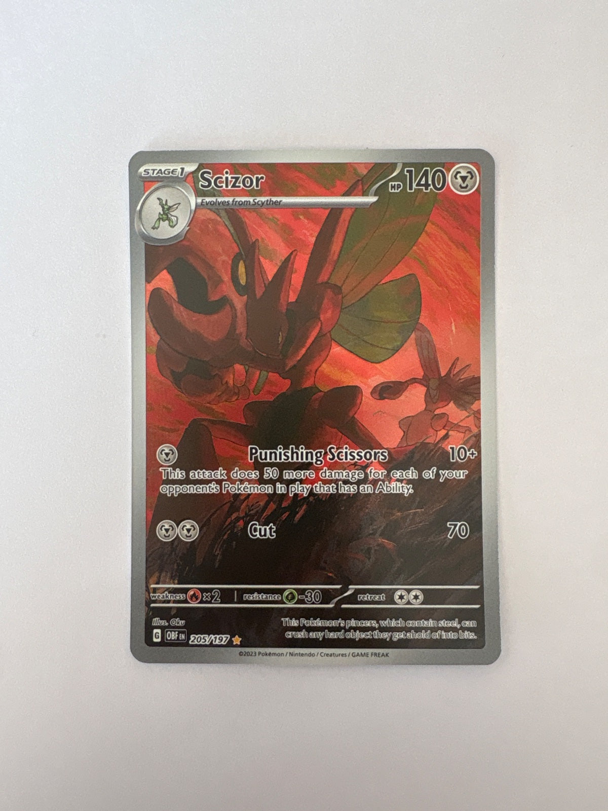 Scizor 205/197 (Obsidian Flames)