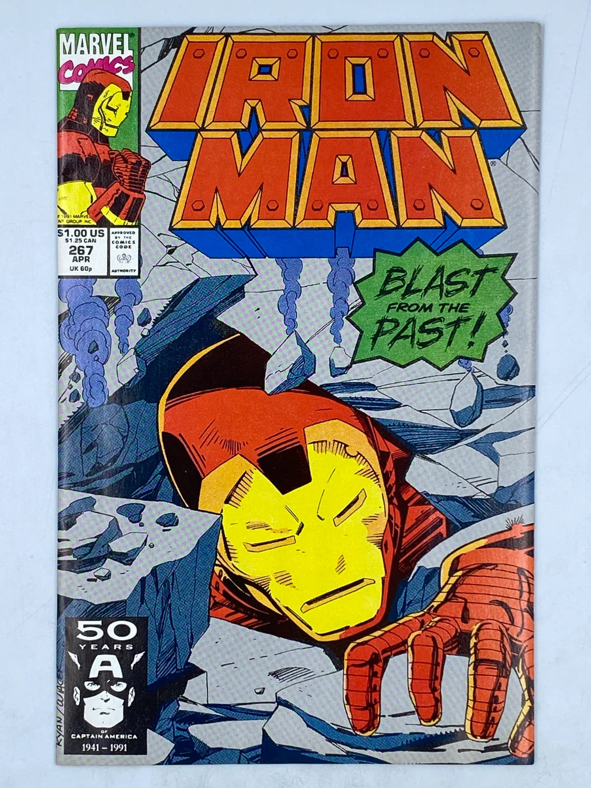 Iron Man #267, ( Blast from the Past ) a Marvel comic book published in April 1991