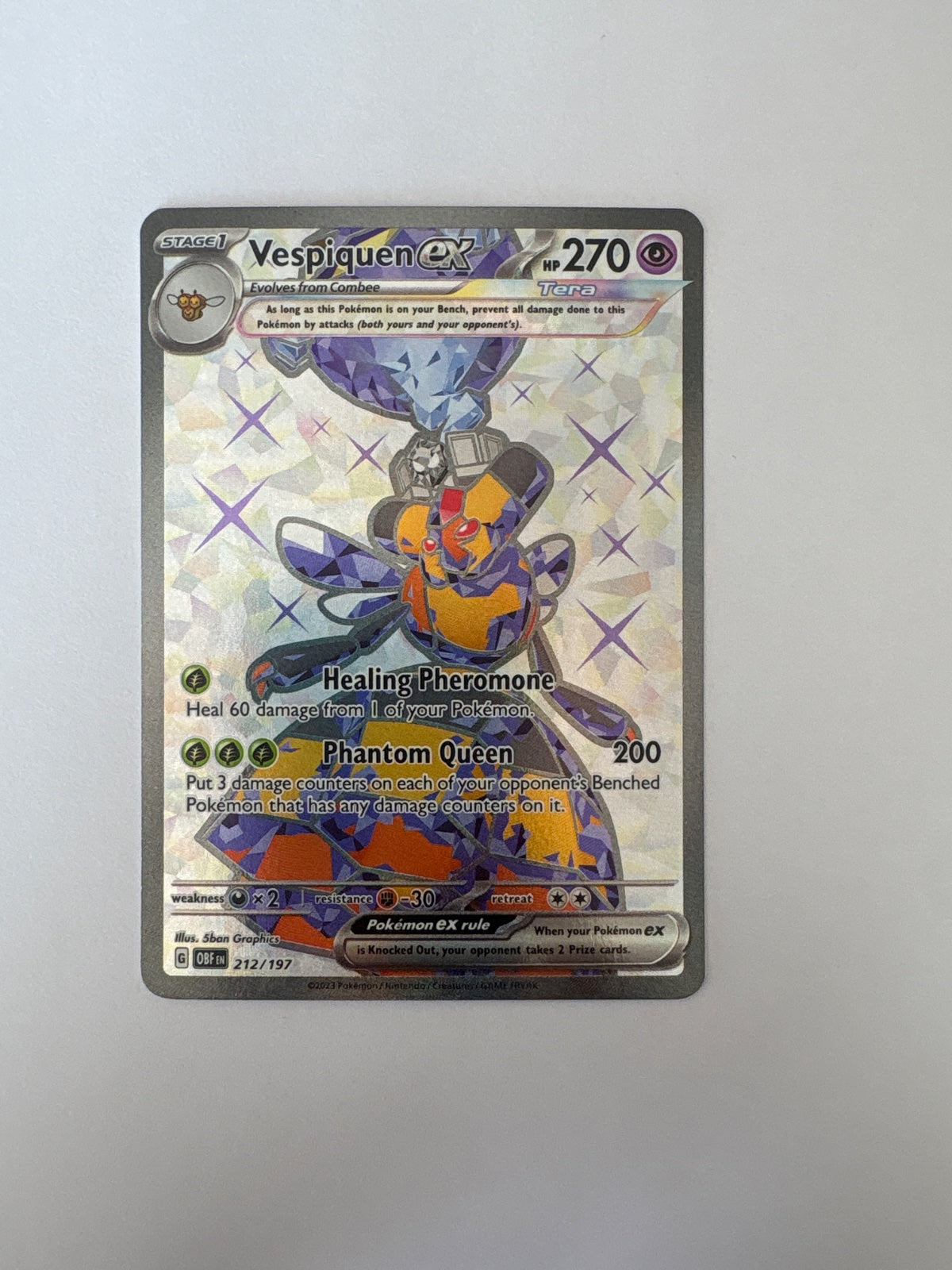 Vespiquen ex 212/197 (Obsidian Flames)