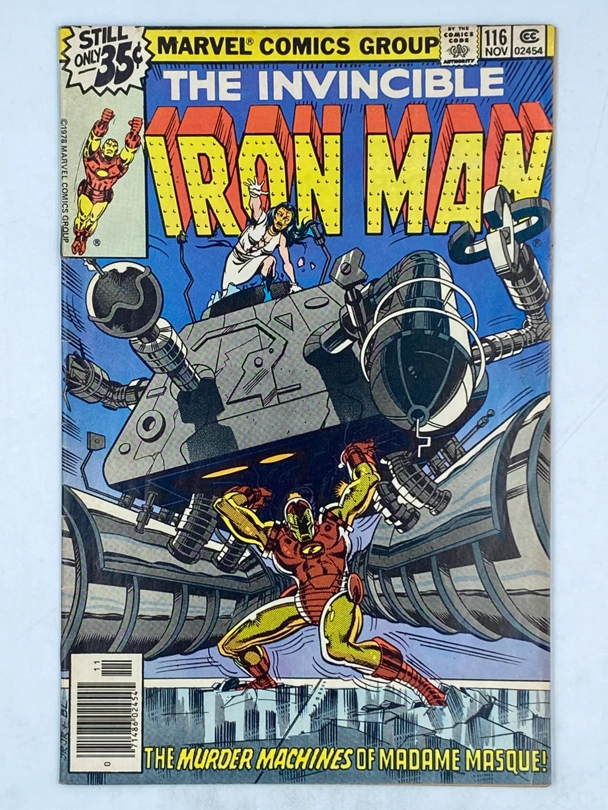 The Invincible Iron Man #116, "Anguish, Once Removed!" by Marvel Comics in November 1978