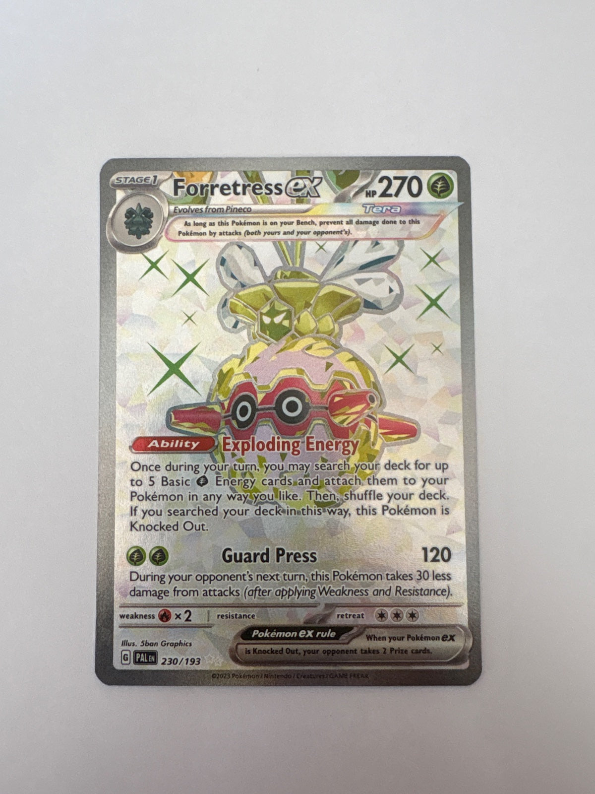 Forretress ex 212/091 (Paldean Fates)