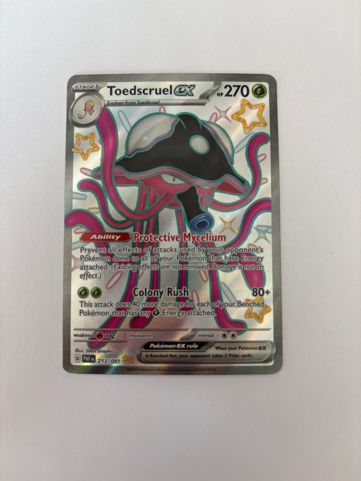 Toedscruel ex 213/091 (Paldean Fates)