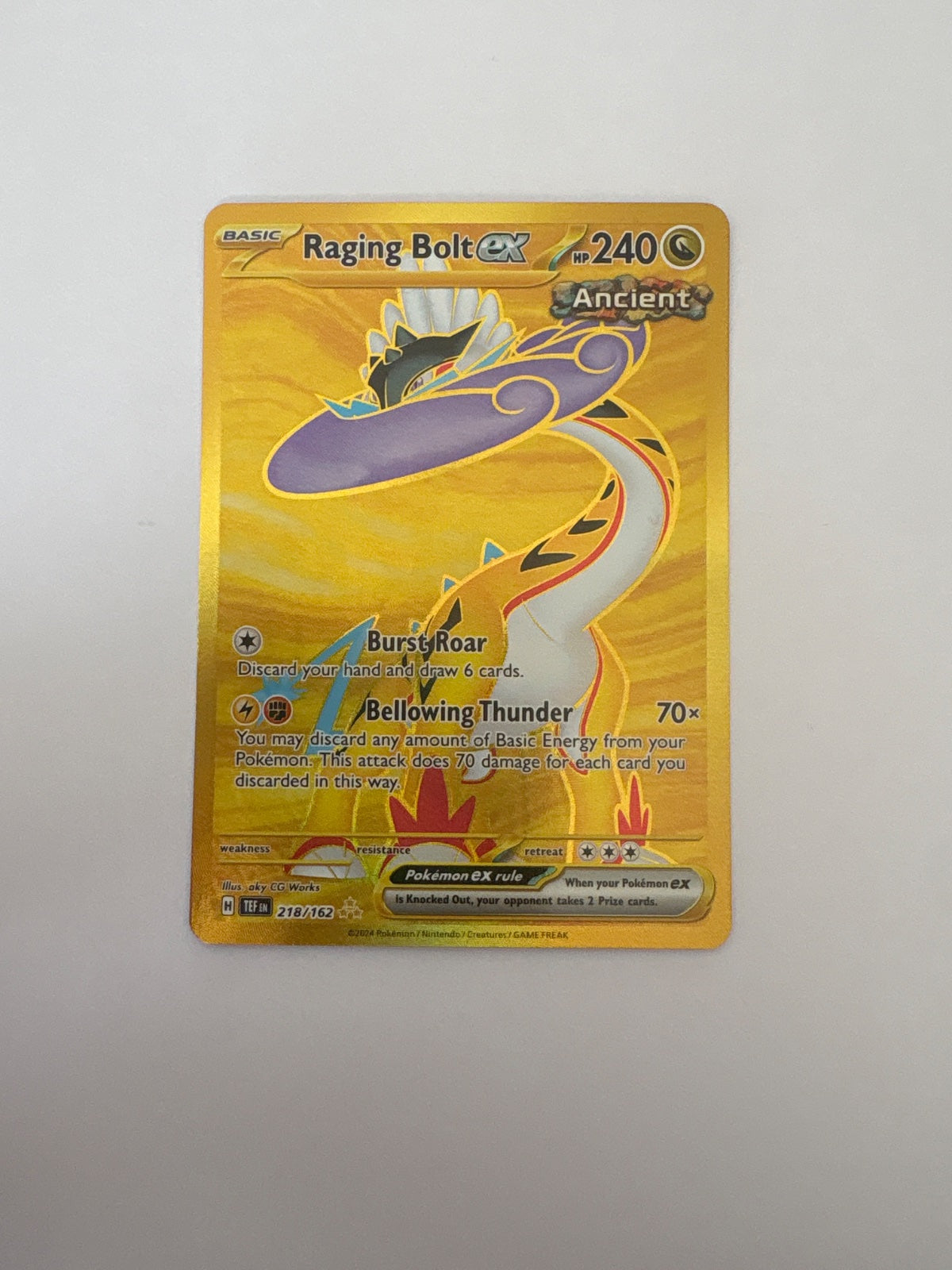 Raging Bolt ex 218/162 (Temporal Forces)