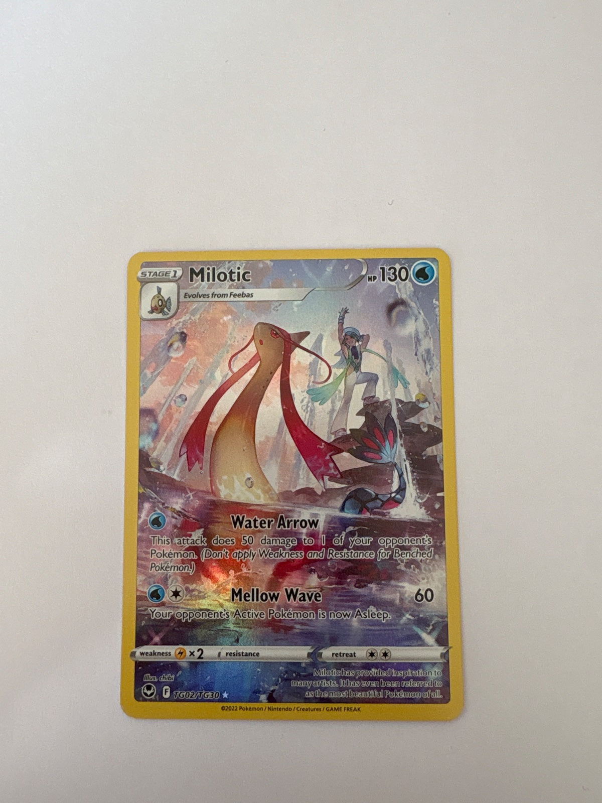 Milotic TG02/TG30 (Silver Tempest Trainer Gallery)