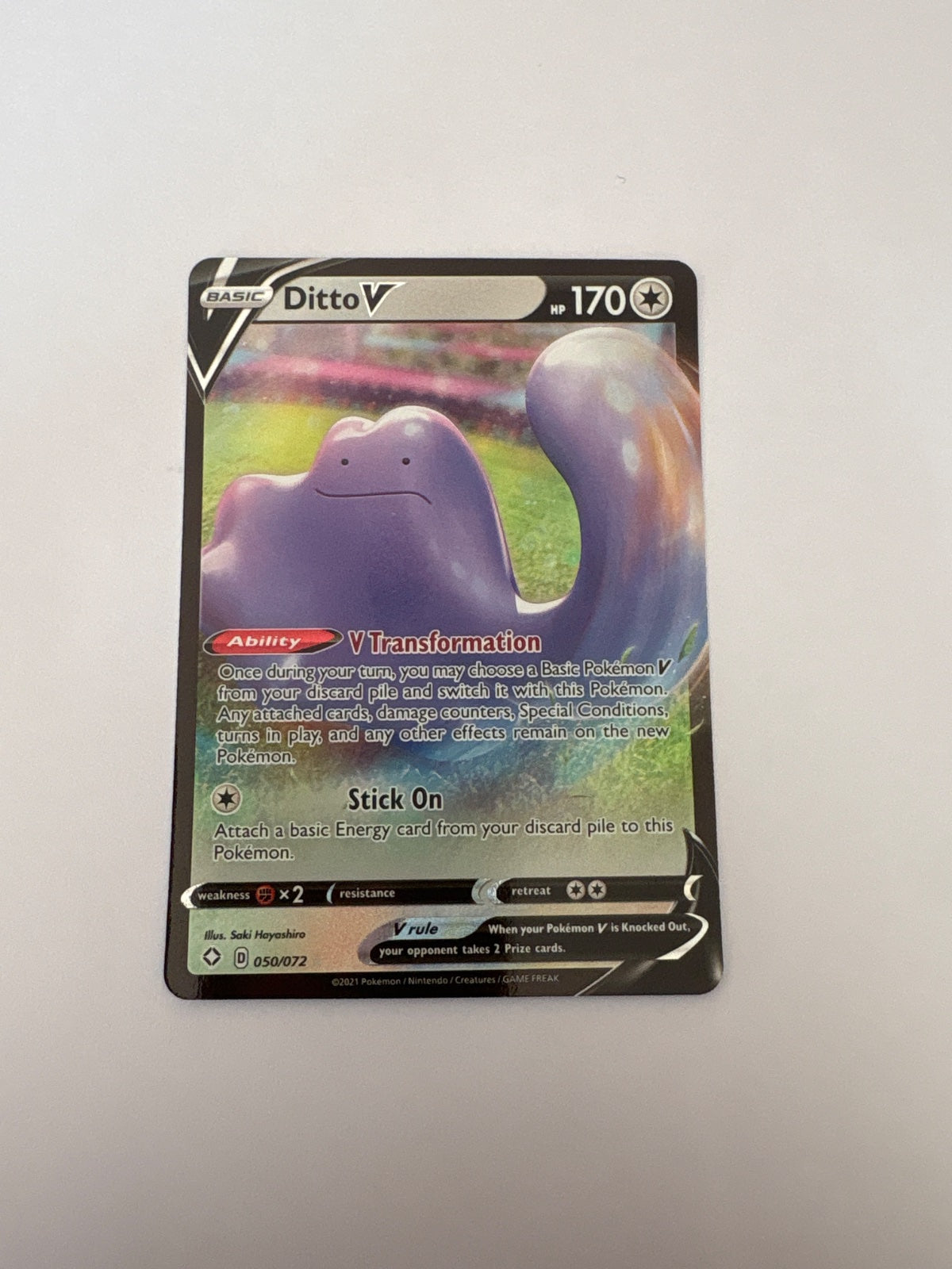 Ditto V 050/072 (Shining Fates)