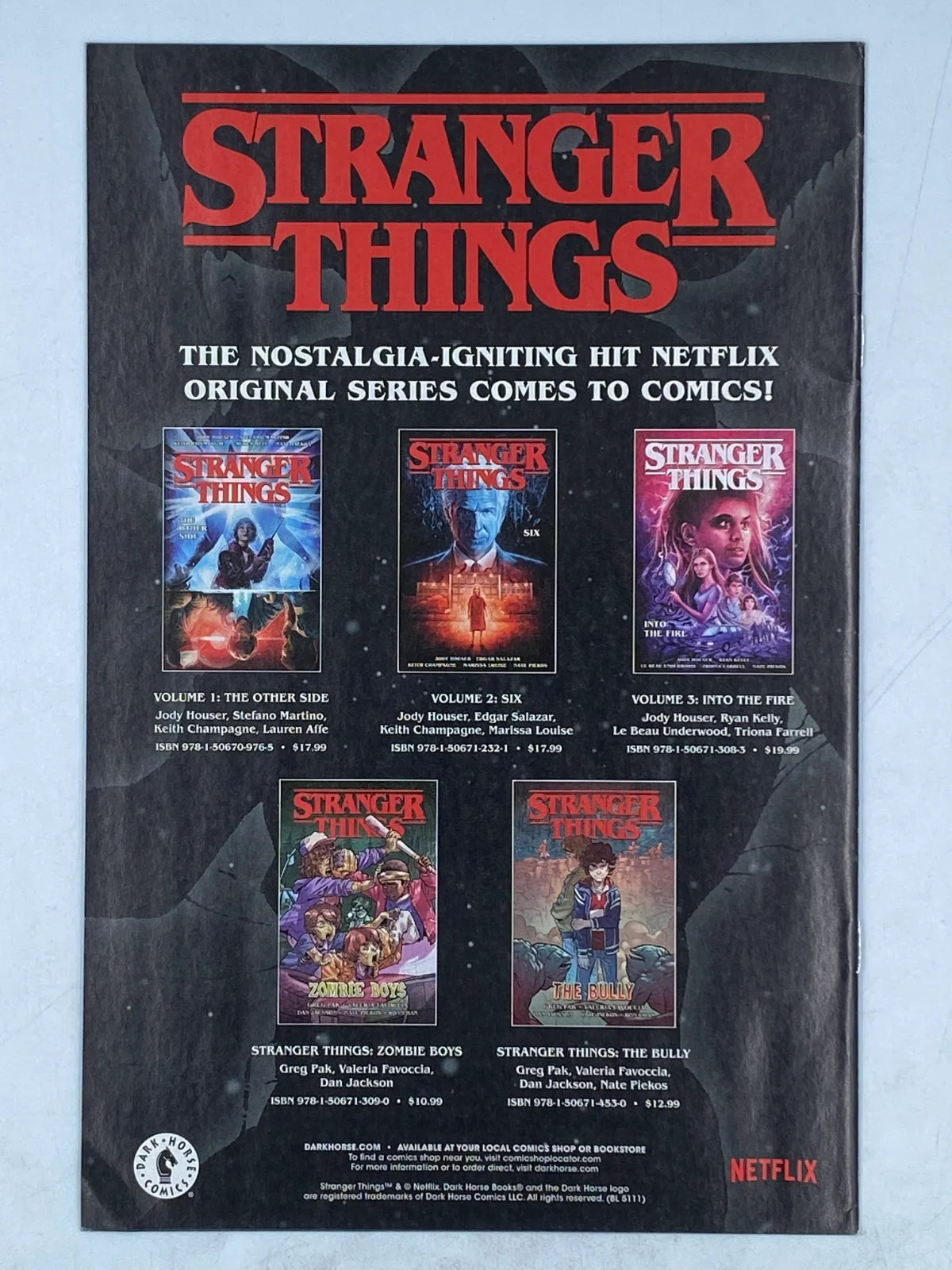 Stranger Things: Science Camp #2A , published by Dark Horse Comics in October 2020.